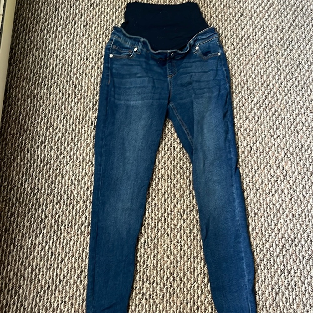 Time and true maternity jeans